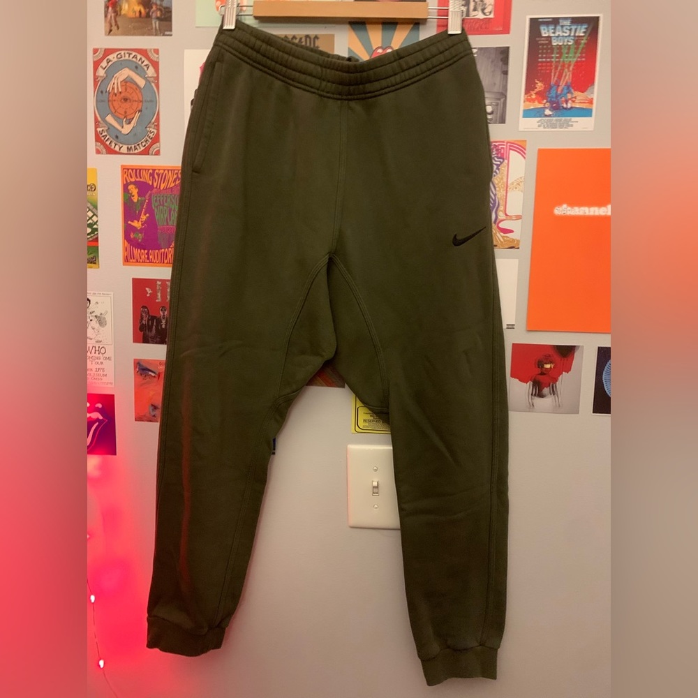 Mens Nike Green Sweatpants Size M